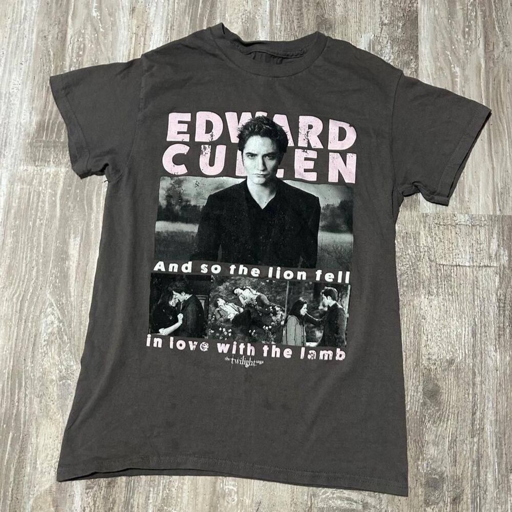 Twilight Edward Cullen gray graphic tee